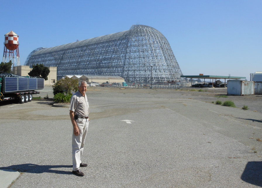 David Christensen at Ames Research Center Hangar One
