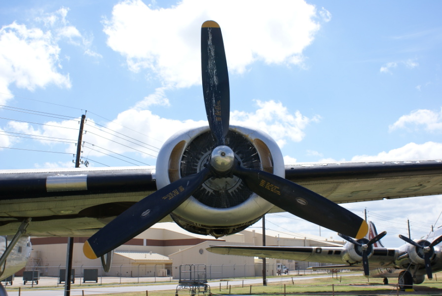 B-24 engine at Barksdale Global Power Museum (Formerly the 8th Air Force Museum)