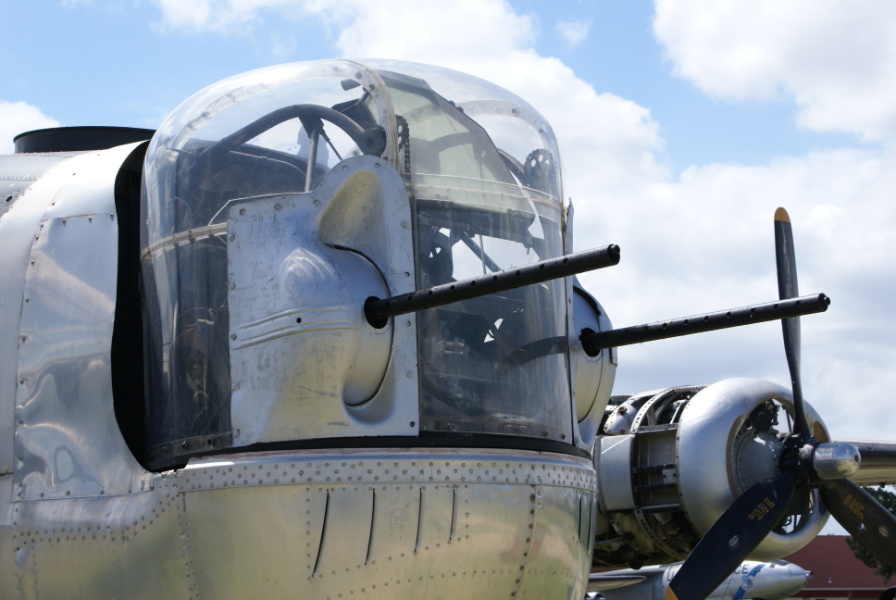 B-24 nose gun turret at Barksdale Global Power Museum (Formerly the 8th Air Force Museum)