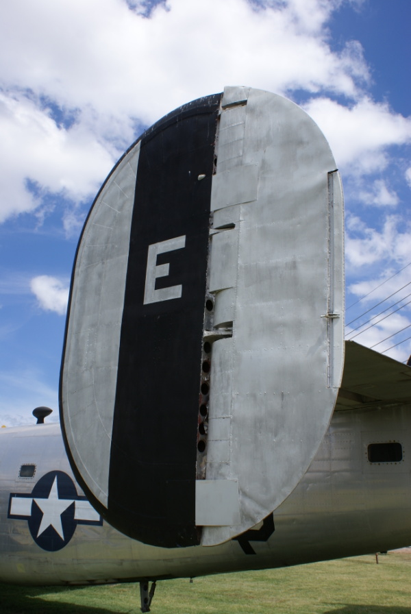 B-24 vertical stabilizer at Barksdale Global Power Museum (Formerly the 8th Air Force Museum)