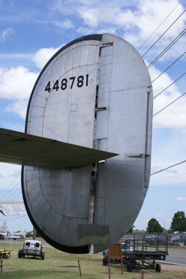 B-24 vertical stabilizer at Barksdale Global Power Museum (Formerly the 8th Air Force Museum)