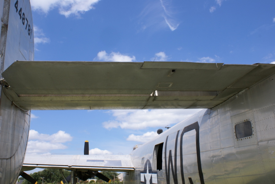 B-24 horizontal stabilizer at Barksdale Global Power Museum (Formerly the 8th Air Force Museum)