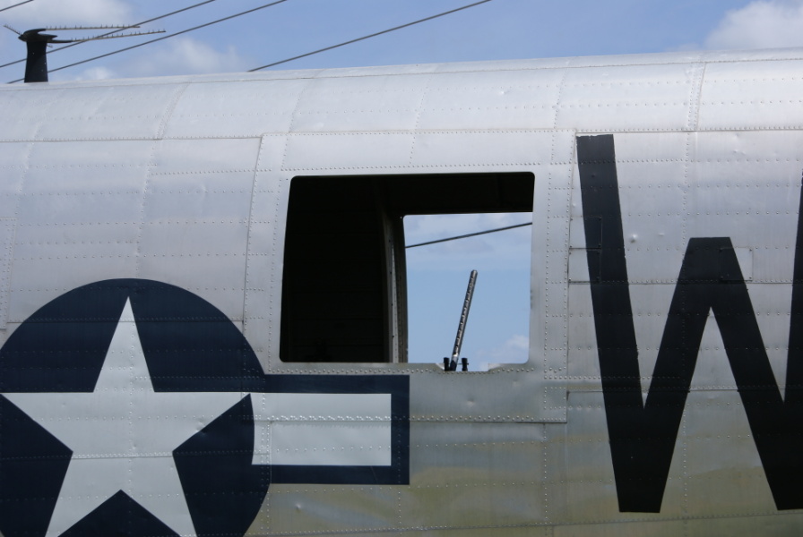 B-24 waist gunner's position/window at Barksdale Global Power Museum (Formerly the 8th Air Force Museum)