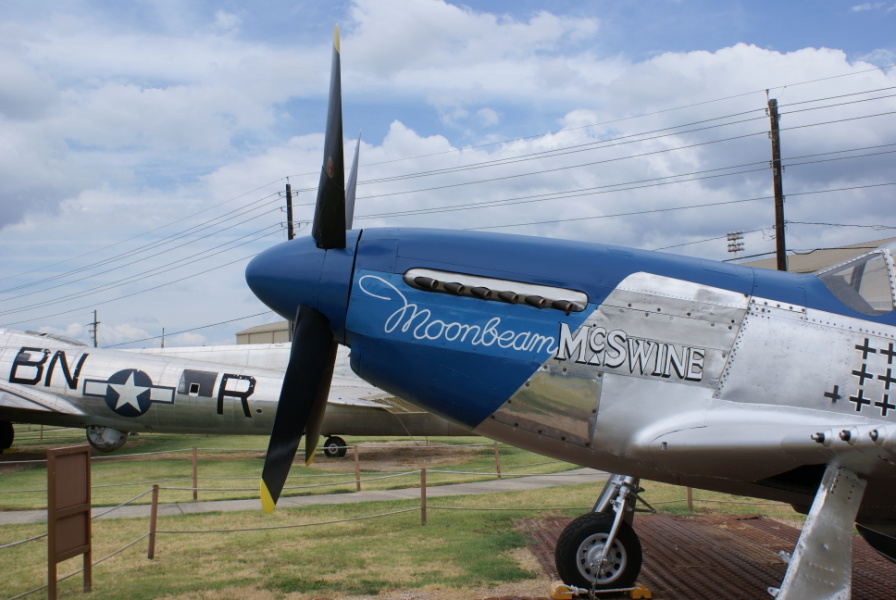 Nose and propeller of P-51D at Barksdale Global Power Museum (Formerly the 8th Air Force Museum)