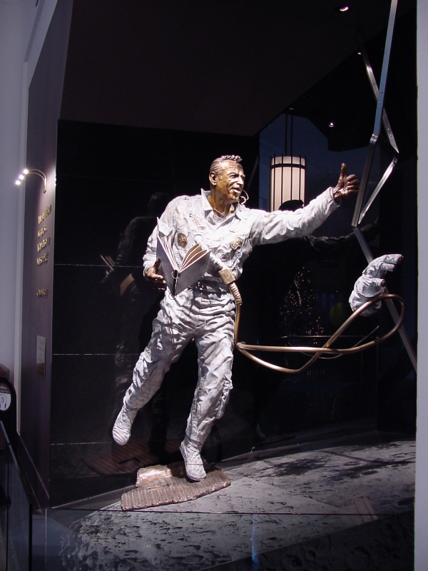 Jim Lovell "Quest for Exploration" Statue at Adler Planetarium
