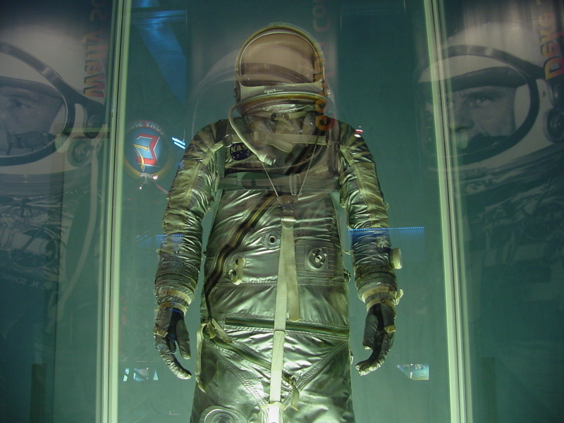 Grissom Liberty Bell 7 Suit upper torso at Astronaut Hall of Fame
