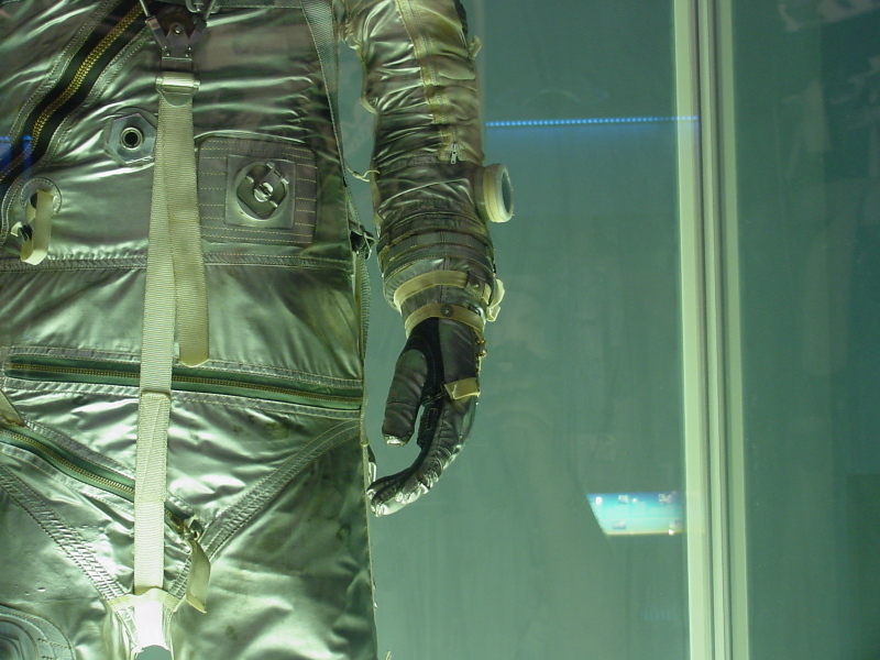 Grissom Liberty Bell 7 Suit glove at Astronaut Hall of Fame