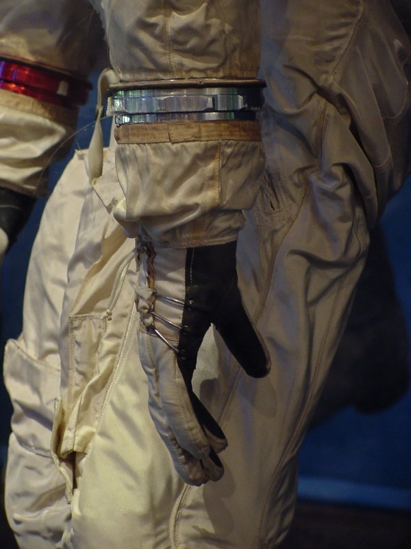 Gemini G5C Suit left glove at Astronaut Hall of Fame