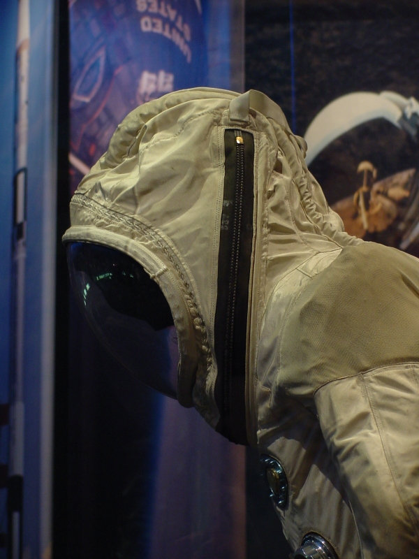Gemini G5C Suit hood/helmet at Astronaut Hall of Fame