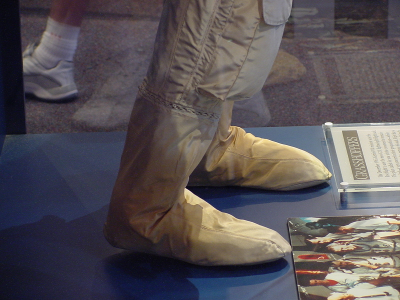 Gemini G5C Suit boots at Astronaut Hall of Fame