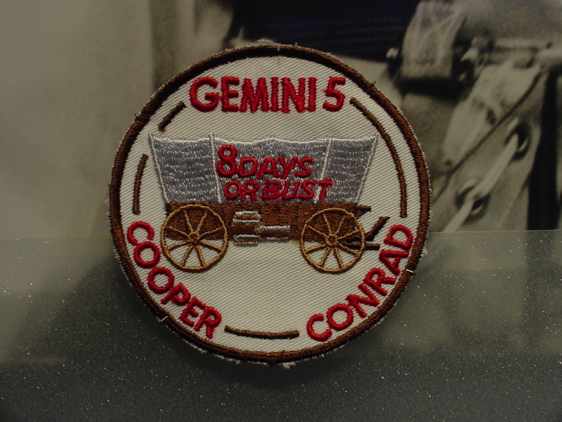 Conrad Gemini 5 Patch at Astronaut Hall of Fame