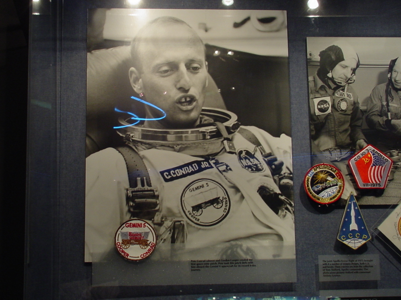 Conrad Gemini 5 Patch at Astronaut Hall of Fame