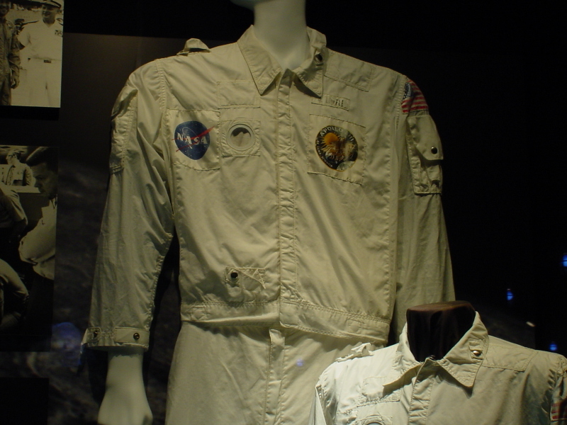 Apollo 13 flight coveralls at Astronaut Hall of Fame
