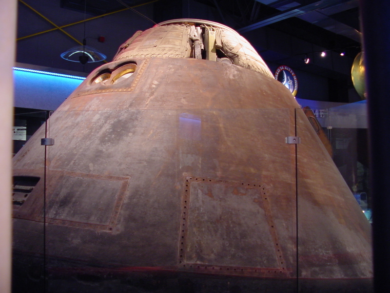 Apollo 14 command module at Astronaut Hall of Fame