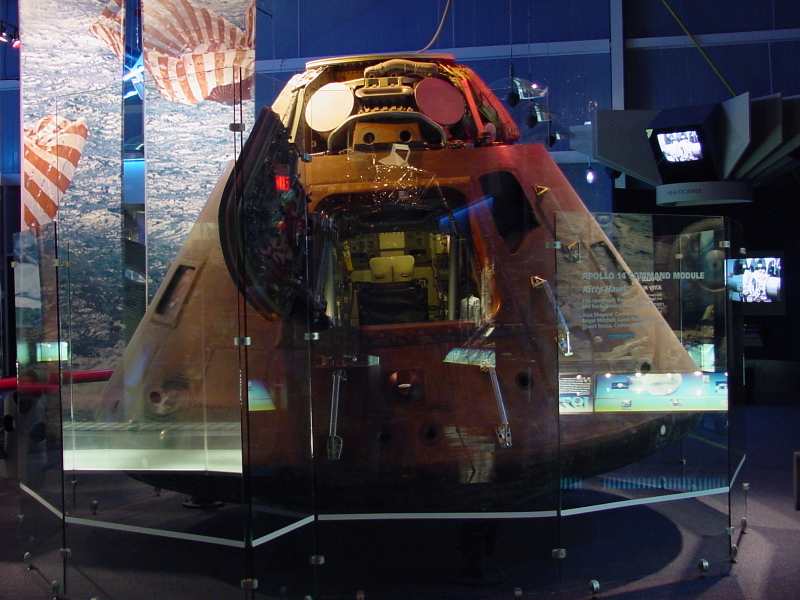 Apollo 14 command module at Astronaut Hall of Fame