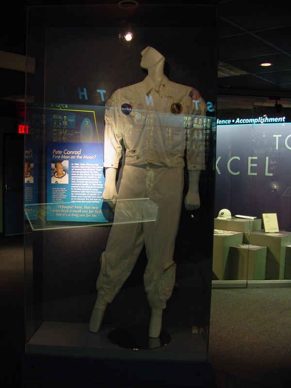 Apollo 12 flight coveralls at Astronaut Hall of Fame