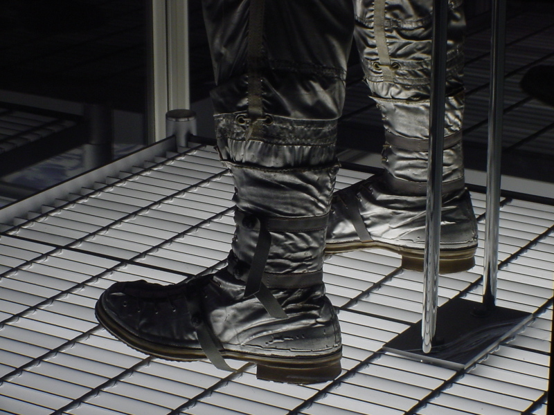 Grissom Liberty Bell 7 Suit boots at Astronaut Hall of Fame