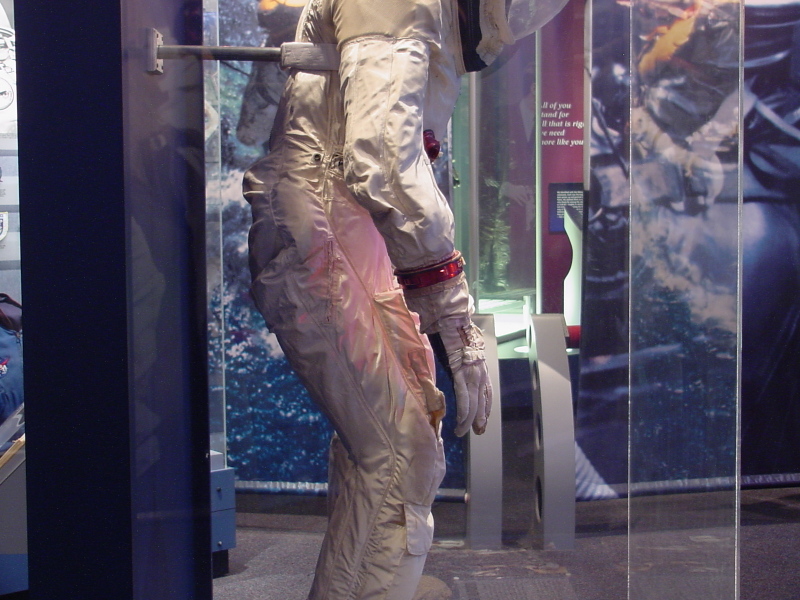 Gemini G5C Suit torso/midsection at Astronaut Hall of Fame