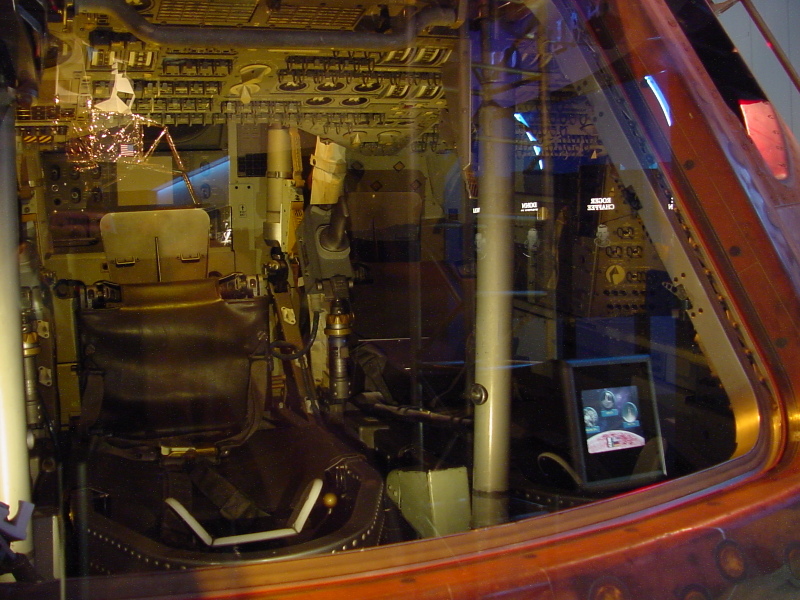 Apollo 14 command module couch at Astronaut Hall of Fame
