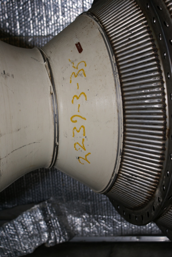 Serial number 2239-3-25 on the LR-91 Thrust Chamber at the Air Zoo