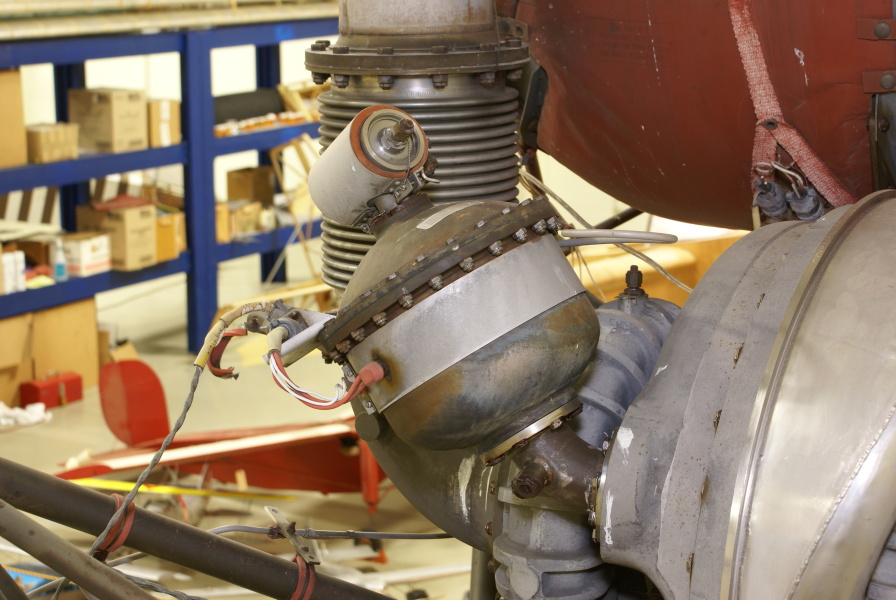 Steam generator on A-7 Engine ("As Removed") at Air Zoo