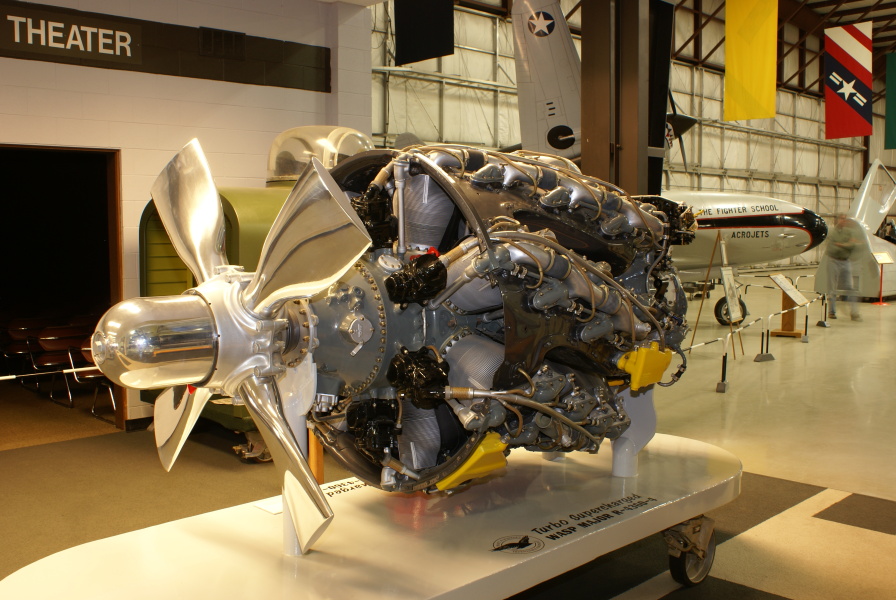Wasp Major R-4360 Engine Cutaway at Air Zoo
