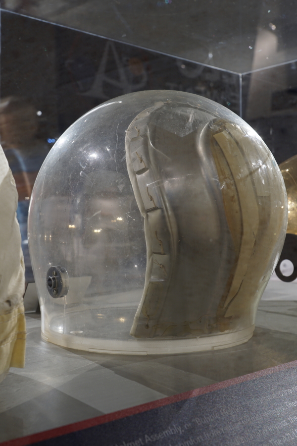Apollo A7L/A7LB Pressure Helmet Assembly ("Bubble Helmet") at Apollo:  When We Went to the Moon