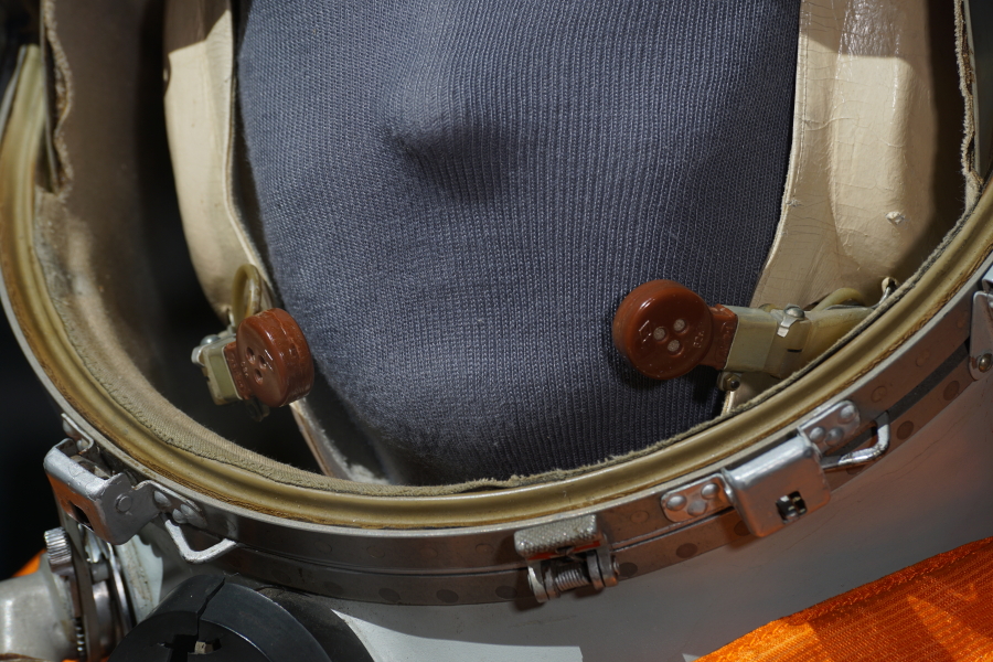 Vostok (SK-1) Suit helmet microphones at Apollo:  When We Went to the Moon