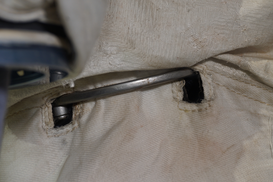 Lunar Module restraint ring on the waist of the Apollo A7L Space Suit at Apollo:  When We Went to the Moon