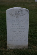 Dick Scobee at Arlington National Cemetery