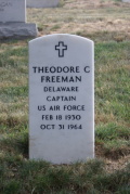 Ted Freeman at Arlington National Cemetery