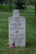 "Pappy" Boyington at Arlington National Cemetery
