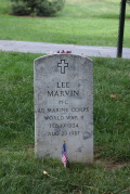 Lee Marvin at Arlington National Cemetery