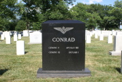 Pete Conrad (reverse) at Arlington National Cemetery
