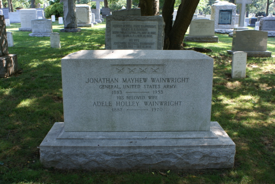 Grave of Jonathan Wainwright at Arlington National Cemetery