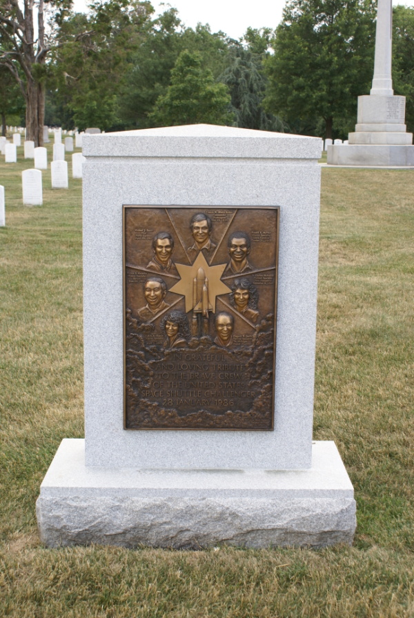 Shuttle Challenger Memorial at Arlington National Cemetery