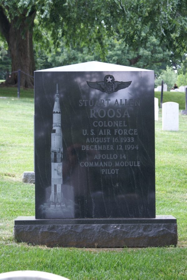 Grave of Stu Roosa at Arlington National Cemetery