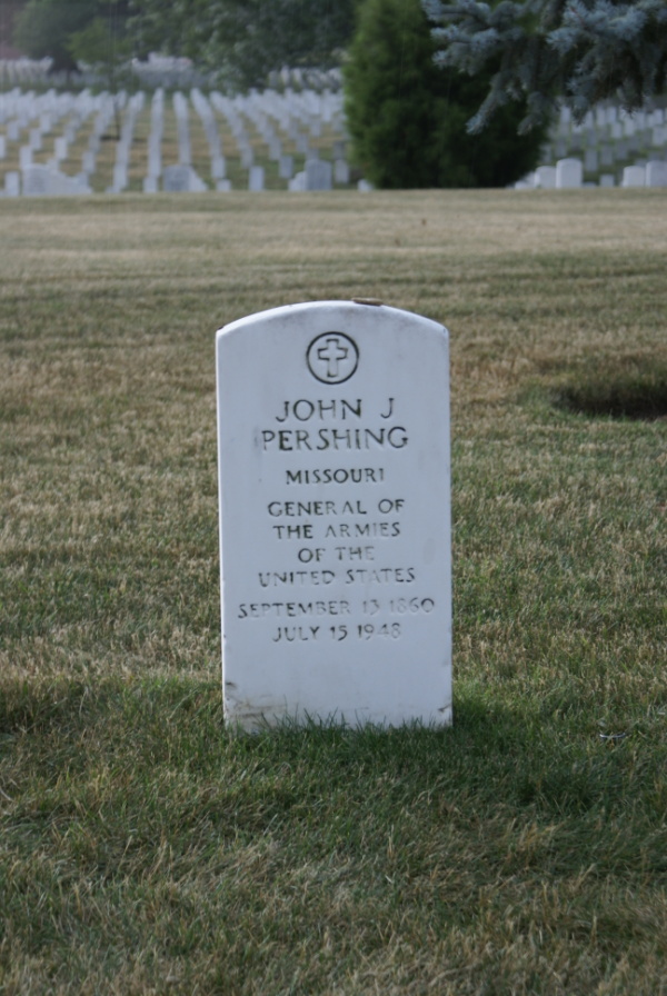Grave of "Black Jack" Pershing at Arlington National Cemetery