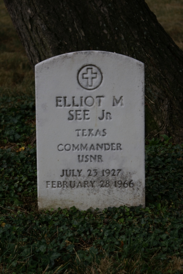 Grave of Elliot See at Arlington National Cemetery