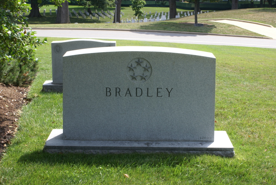 Grave of Omar Bradley (Reverse) at Arlington National Cemetery