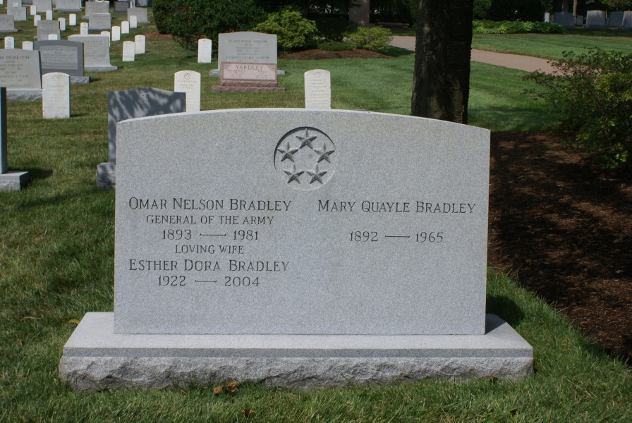 Grave of Omar Bradley at Arlington National Cemetery