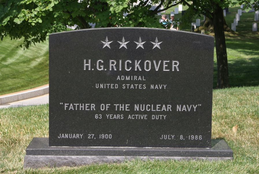 Grave of Hyman Rickover at Arlington National Cemetery