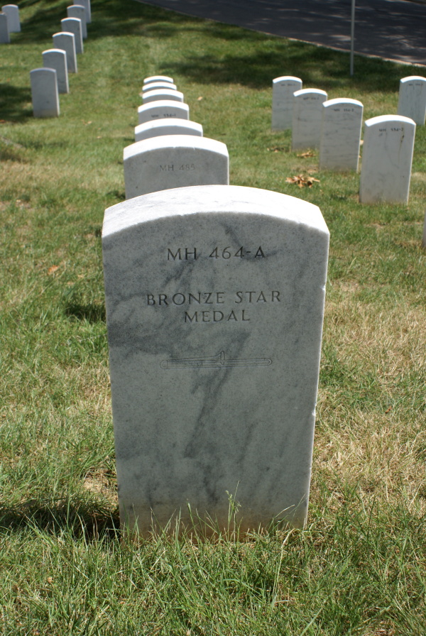 Glenn Miller Marker (Reverse) at Arlington National Cemetery