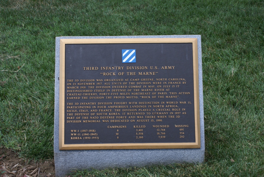 Third Infantry Division Memorial at Arlington National Cemetery