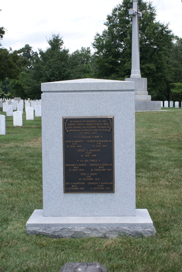 Iranian Hostage Rescue Attempt Memorial at Arlington National Cemetery