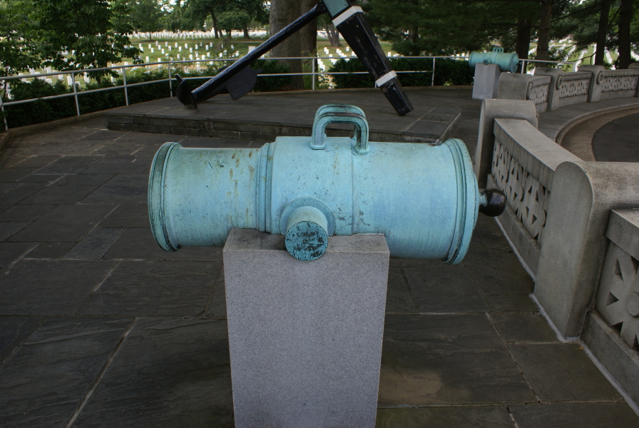 USS Maine canon at USS Maine Memorial at Arlington National Cemetery