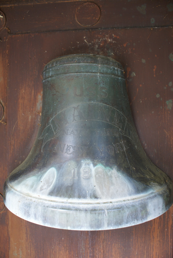 USS Maine Memorial ship's bell at Arlington National Cemetery