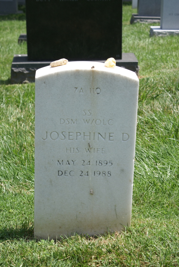 Grave of Jimmy Doolittle (Reverse) at Arlington National Cemetery