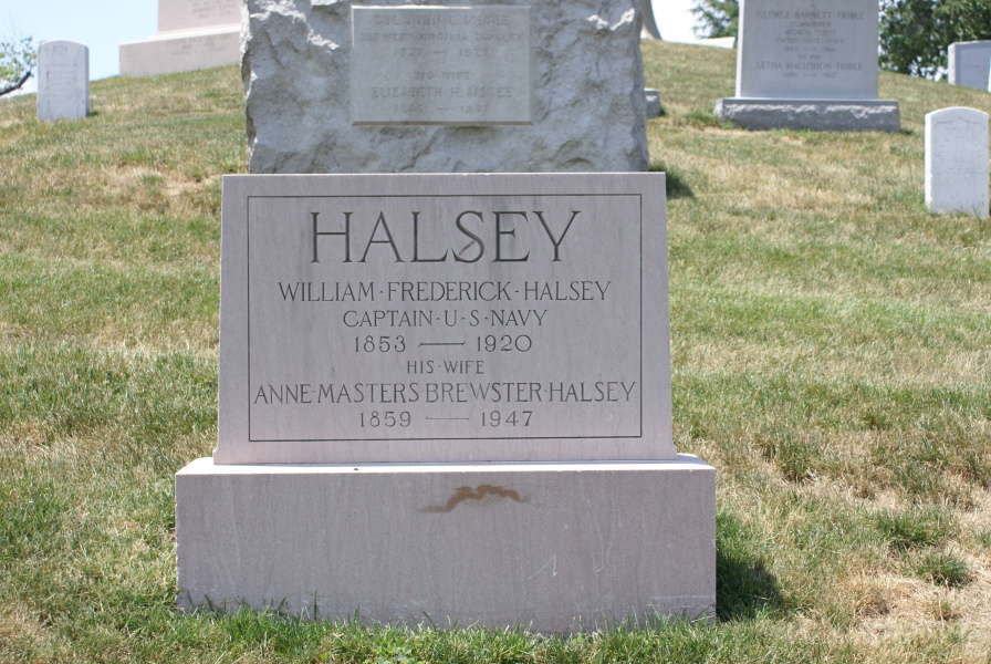 Grave of William Halsey, Sr. at Arlington National Cemetery