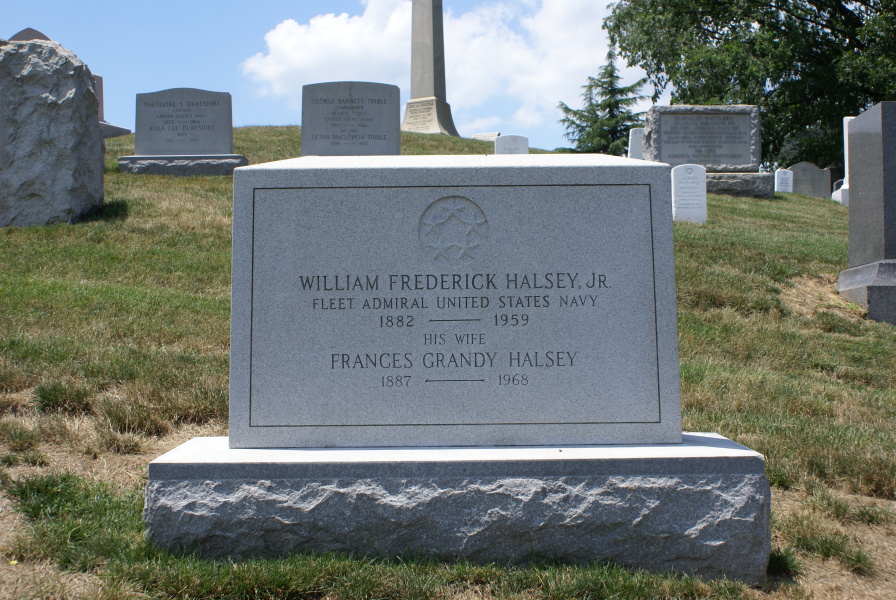Grave of "Bull" Halsey at Arlington National Cemetery